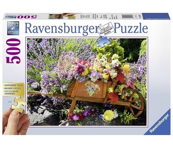 Ravensburger puzzel 500 extra grote stukjes Bloemen