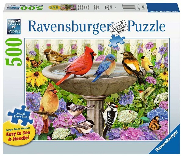 Ravensburger puzzel At the Birdbath 500 stukjes