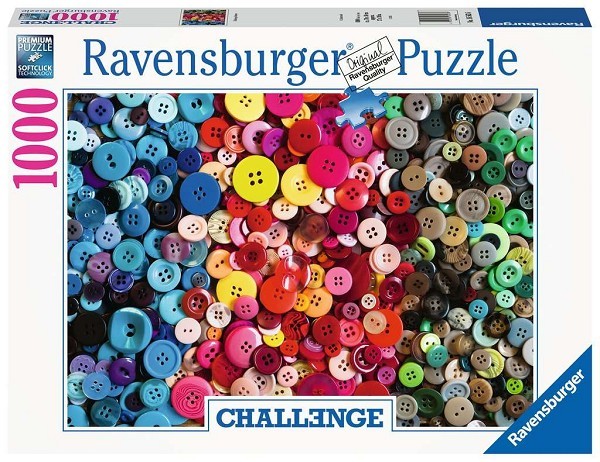 Ravensburger puzzel Buttons Challenge 1000 stukjes