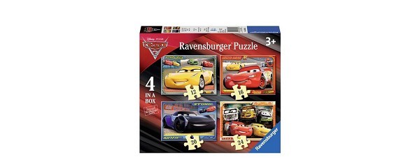 Ravensburger puzzel Cars 3 - Let's race! - 12+16+20+24 stukjes