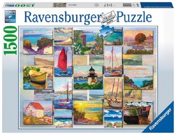 Ravensburger puzzel Coastal Collage 1500 stukjes