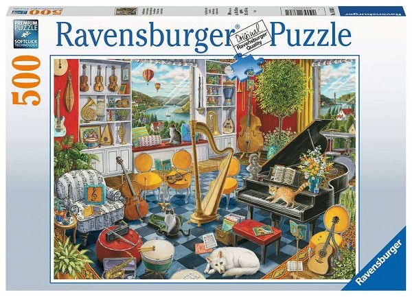 Ravensburger Puzzel De muziekkamer 500 stukjes