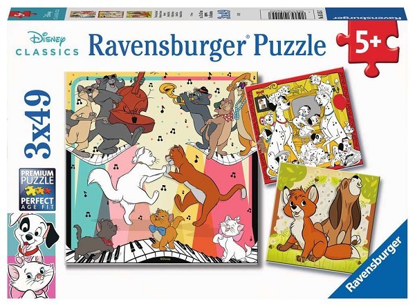 Ravensburger puzzel Disney Classics 3x49 stukjes