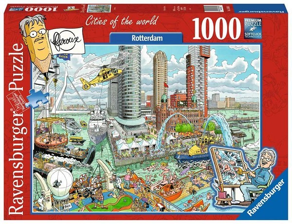 Ravensburger puzzel Fleroux Rotterdam 1000 stukjes