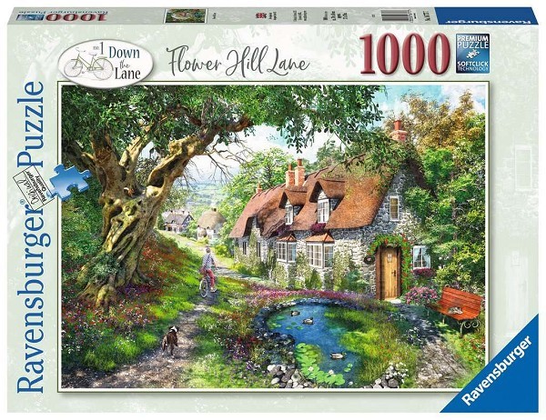 Ravensburger puzzel Flower Hill Lane 1000 stukjes