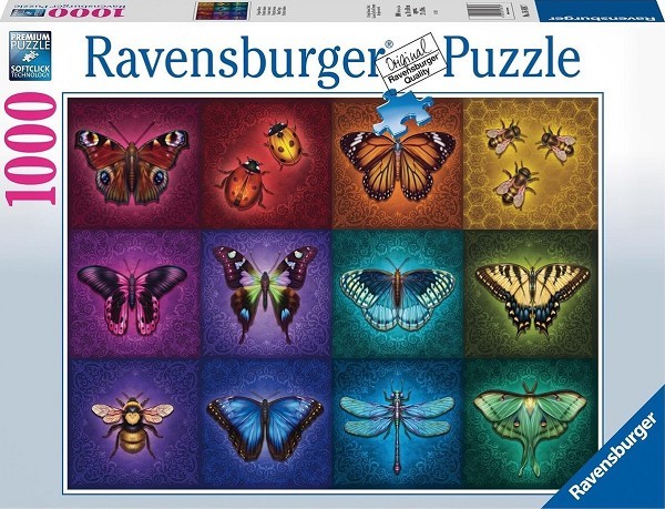 Ravensburger puzzel Gevleugelde dieren 1000 stukjes