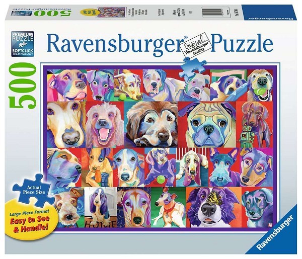 Ravensburger puzzel Hello Doggie 500 stukjes