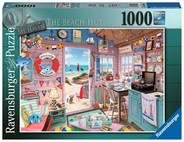 Ravensburger puzzel Het strandhuis 1000 stukjes