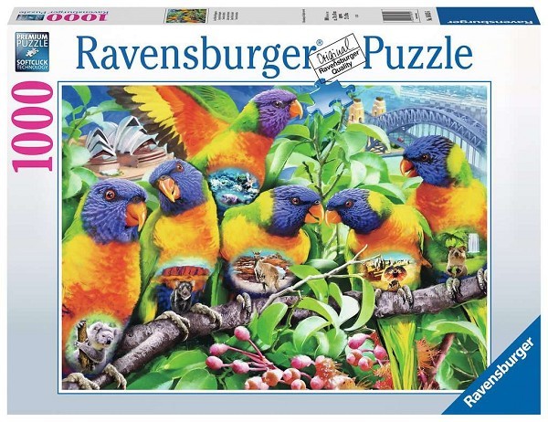 Ravensburger puzzel Land van de lorikeets 1000 stukjes