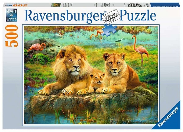 Ravensburger Puzzel Leeuwen in de Savanne 500 stukjes