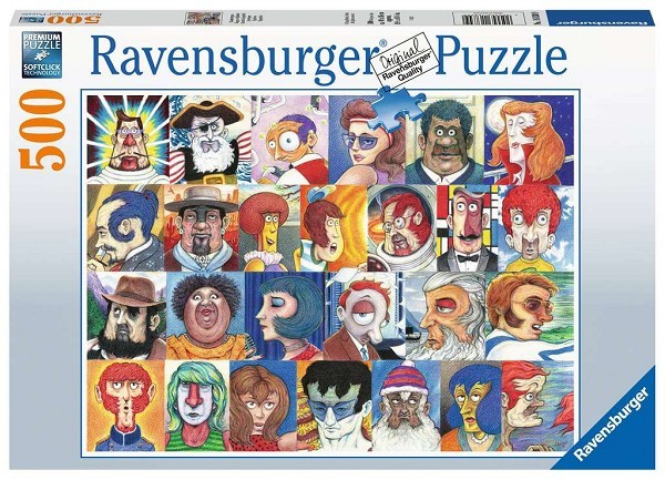 Ravensburger Puzzel Lettertypes 500 stukjes