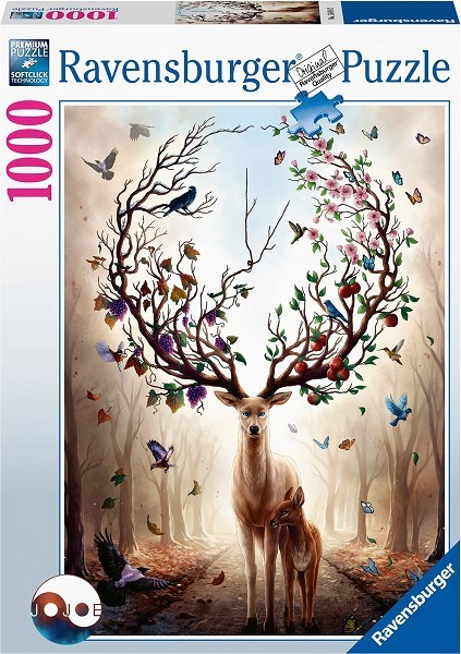 Ravensburger puzzel Magisch hert 1000 stukjes