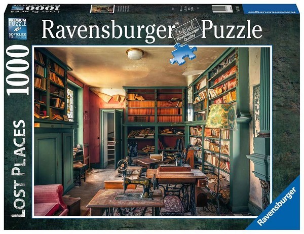 Ravensburger puzzel Mysterious castle library - Legpuzzel - Lost Places- 1000 stukjes