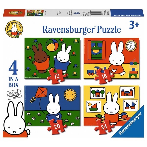 Ravensburger puzzel Nijntje heeft plezier, 4-in-1