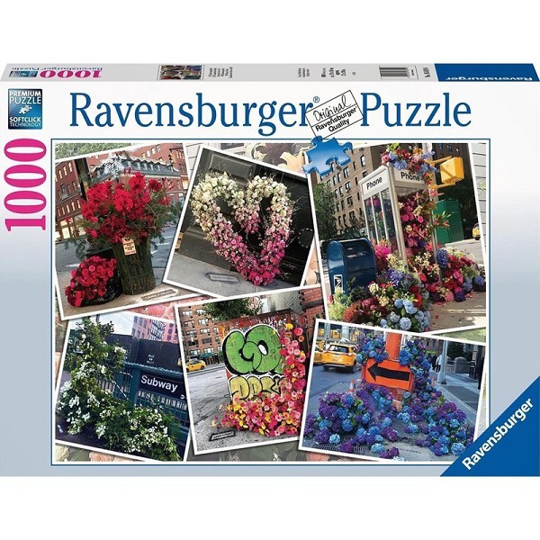 Ravensburger puzzel NYC bloemenpracht 1000 stukjes