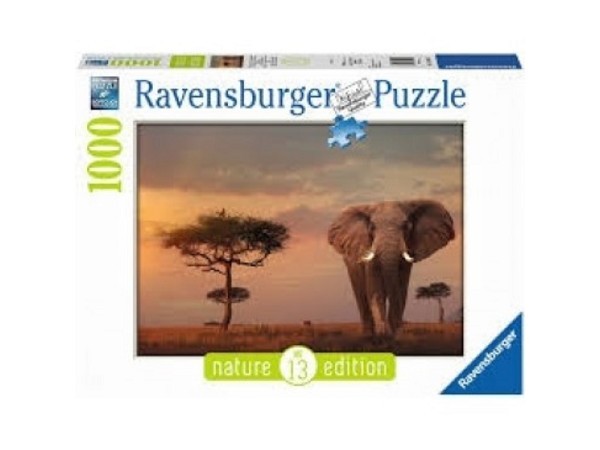 Ravensburger Puzzel Olifant in het Masai Mara 1000pcs