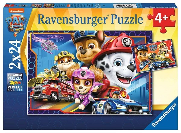 Ravensburger puzzel Paw Patrol Altijd paraat 2x24 stukjes