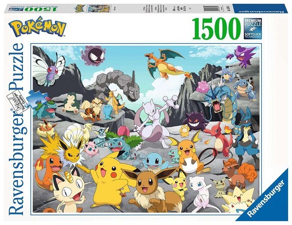 Ravensburger puzzel Pokemon Classics 1500 stukjes