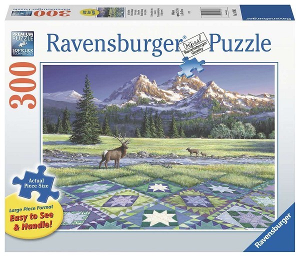 Ravensburger puzzel Quiltscape 300 stukjes