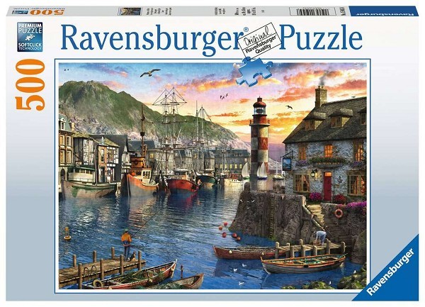 Ravensburger puzzel 's Ochtends bij de Haven 500 stukjes