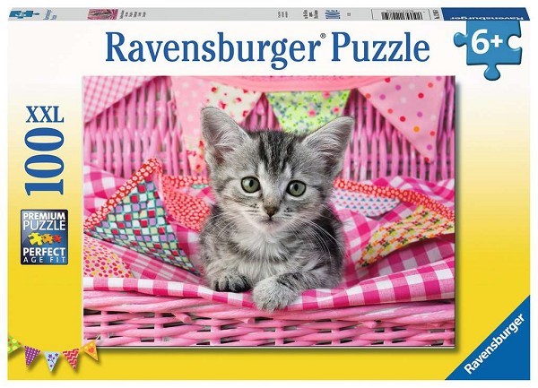 Ravensburger puzzel Schattig katje 100 stukjes XXL