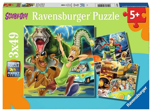 Ravensburger puzzel Scooby Doo - Legpuzzel - 3x49 stukjes