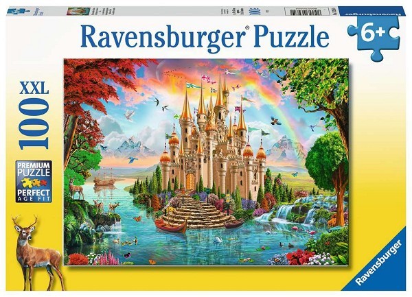 Ravensburger puzzel Sprookjesachtig kasteel - Legpuzzel - 100 stukjes