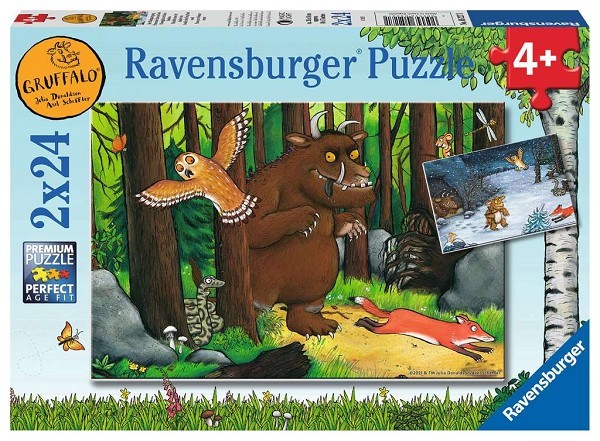 Ravensburger puzzel The Gruffalo De Boswandeling 2x24 stukjes