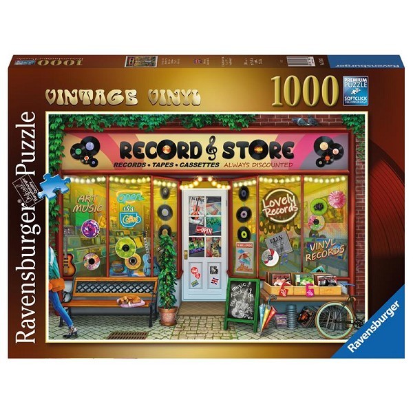 Ravensburger puzzel Vintage Vinyl 1000 stukjes