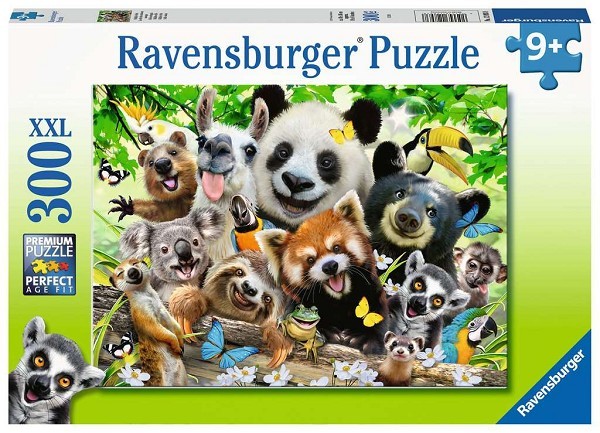 Ravensburger puzzel Wildlife selfie 300 stukjes