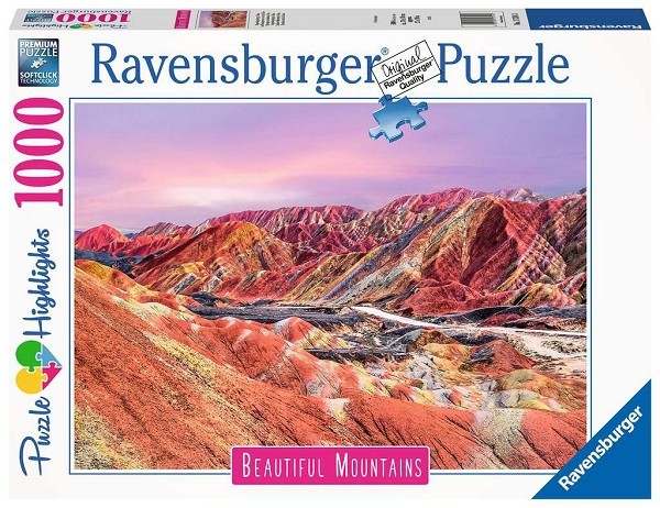 Ravensburger Regenboogbergen, China puzzel 1000 stukjes