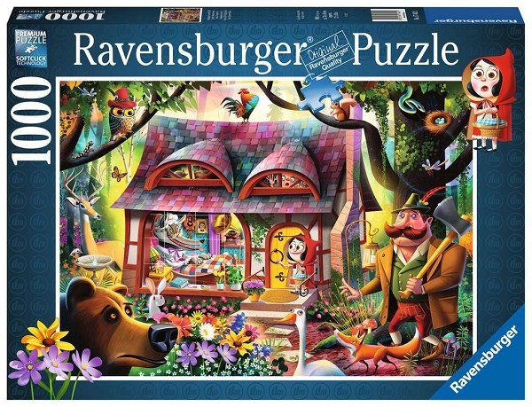 Ravensburger Roodkapje en de wolf puzzel 1000 stukjes