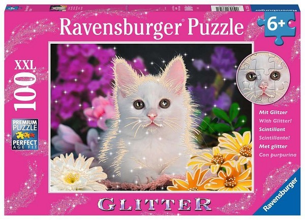 Ravensburger Schitterend katje puzzel 100 XXL stukjes