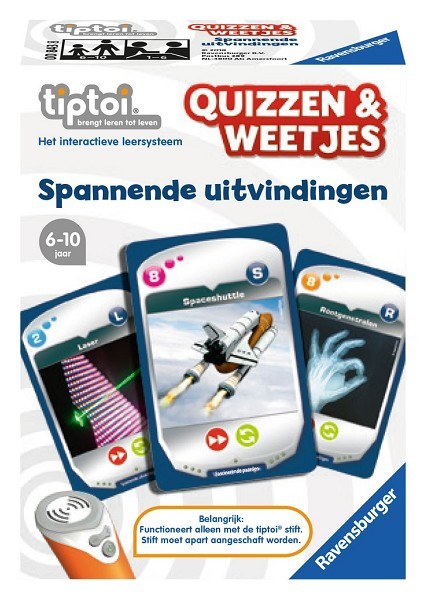 Ravensburger tiptoi Quizzen&Weetjes: Spannende Uitvindingen