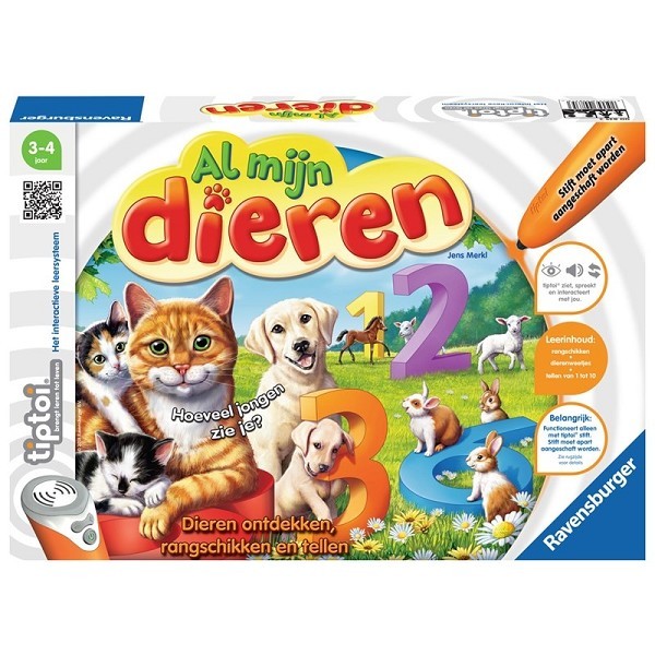 Ravensburger Tiptoi spel Al mijn dieren