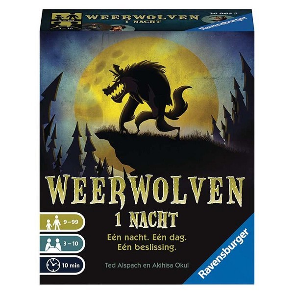 Ravensburger Weerwolven 1 nacht kaartspel