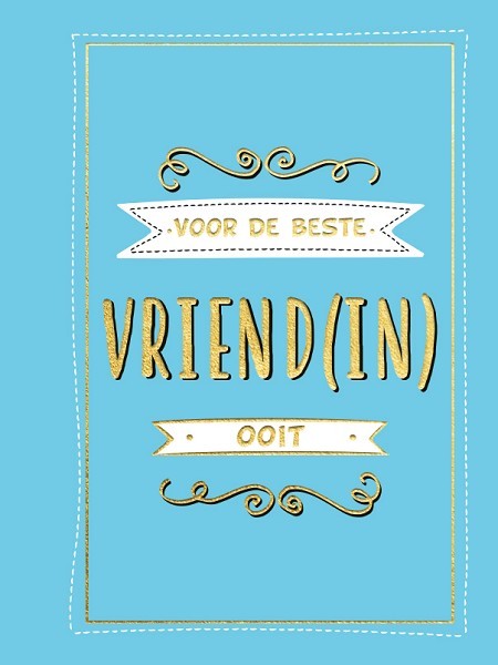 Rebo Voor de beste vriend(in) ooit - Cadeauboek