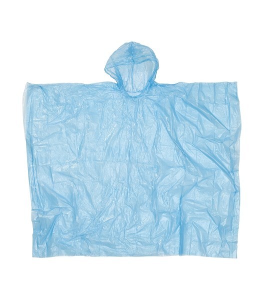 Regen poncho voor volwassenen vinyl one size fits all met capuchon. assorti kleuren