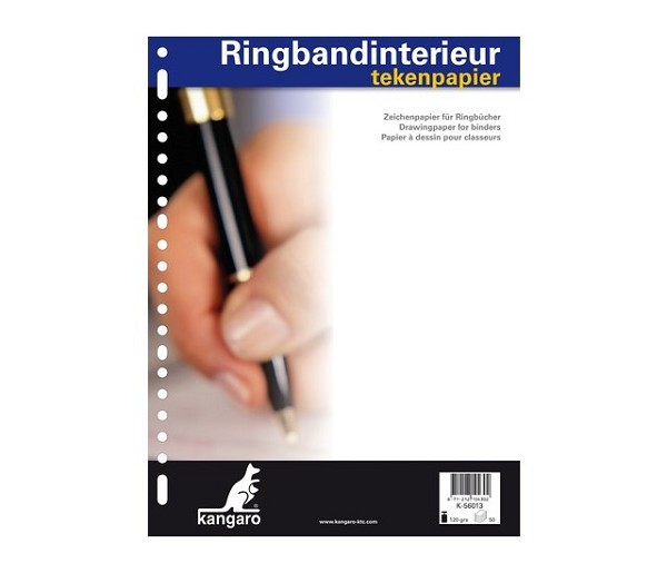 Ringbandinterieur 23r tekenpapier