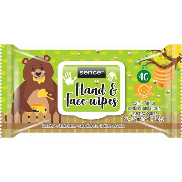 Sence Kids Hand&Gezicht Doekjes 40pcs Aardbei