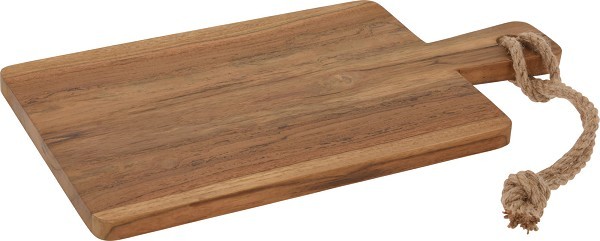 Serveerplank teak hout 34x18x1,5cm