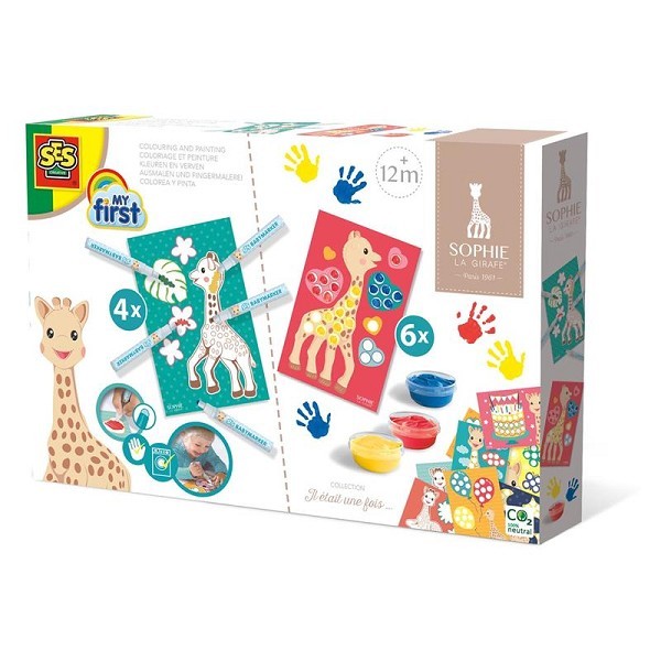 Ses Sophie la girafe - Kleuren en verven