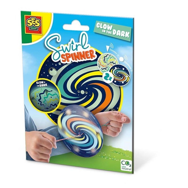 Ses Swirl spinner - Glow in the dark 2 stuks