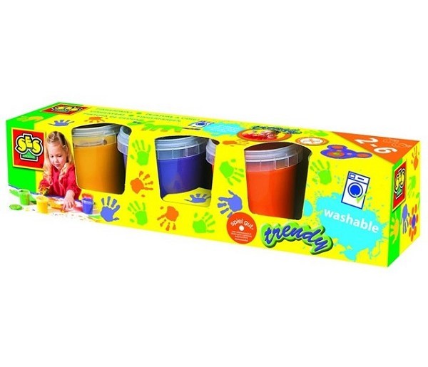 Ses vingerverf trendy 4 kleuren a150ml