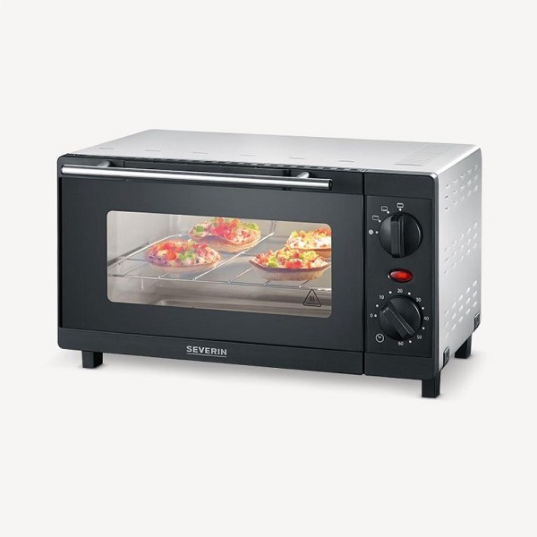 Severin TO 2052 Vrijstaand Toast Oven.358x310x210mm 800W, 4 standen met 60 min timer