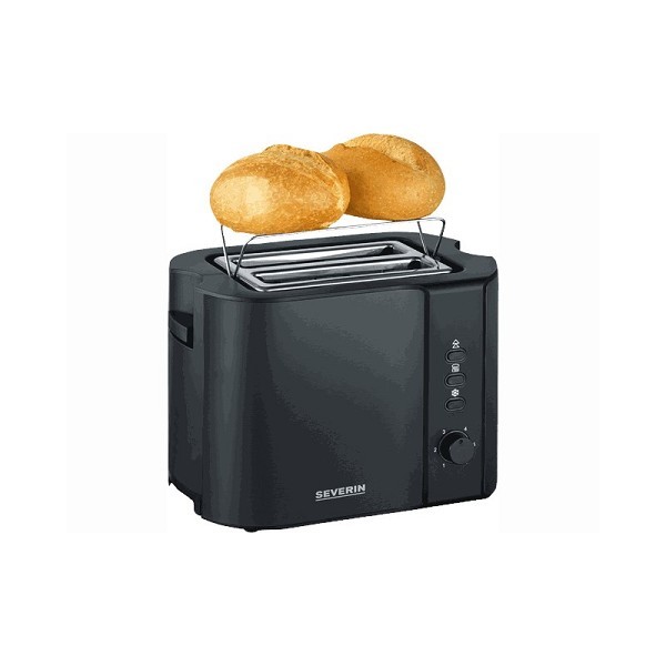 Severin Toaster broodrooster 800W mat zwart