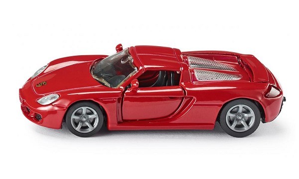 Siku 1001 Porsche Carrera GT 81x33x20mm rood