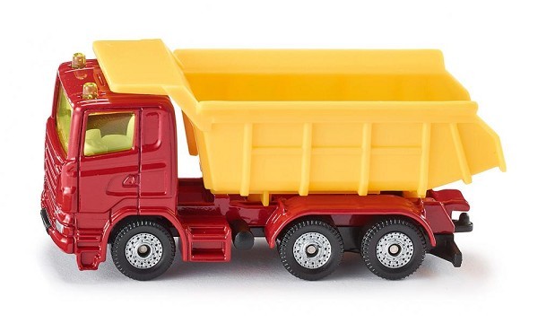 Siku 1075 Vrachtwagen met kantelbak  83x30x38mm rood/geel