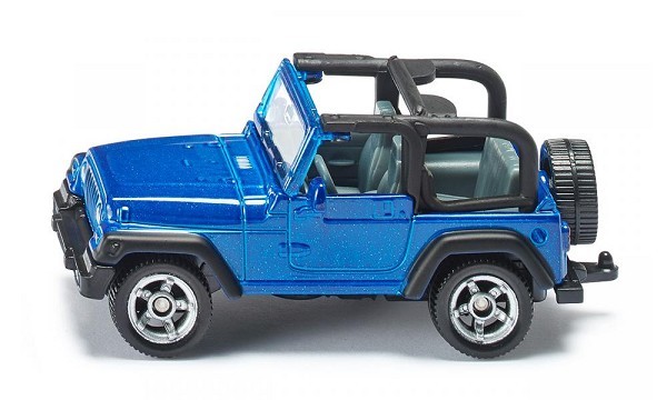 Siku 1342 Jeep Wrangler 76x33x32mm  blauw