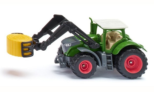 Siku 1539 Fendt met balengrijper 93x35x42mm